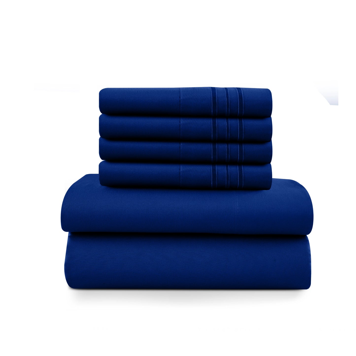 LDC Lux Decor Collection Solid Sheet Set Brushed Microfiber