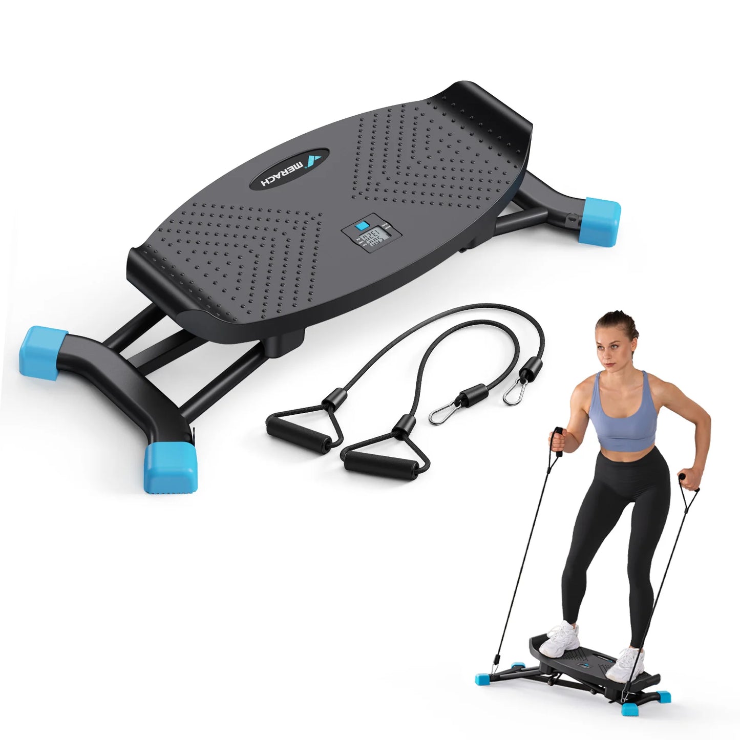 MERACH Simulated Ski Machine for Full Body Cardio Workout