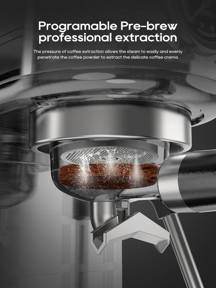 HiBREW 20Bar Semi Automatic Espresso Machine H10B Coffee