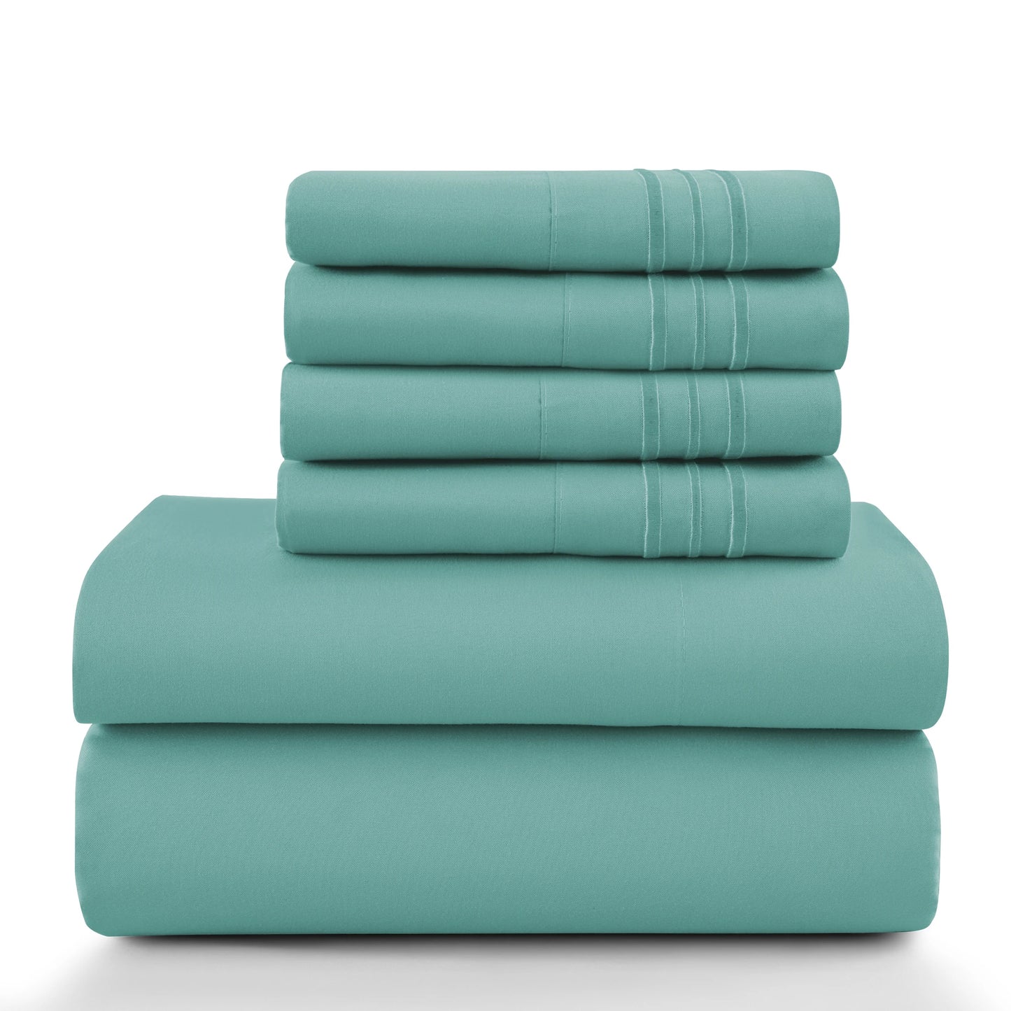 LDC Lux Decor Collection Solid Sheet Set Brushed Microfiber