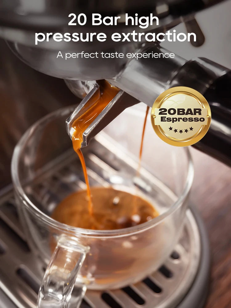 HiBREW 20Bar Semi Automatic Espresso Machine H10B Coffee