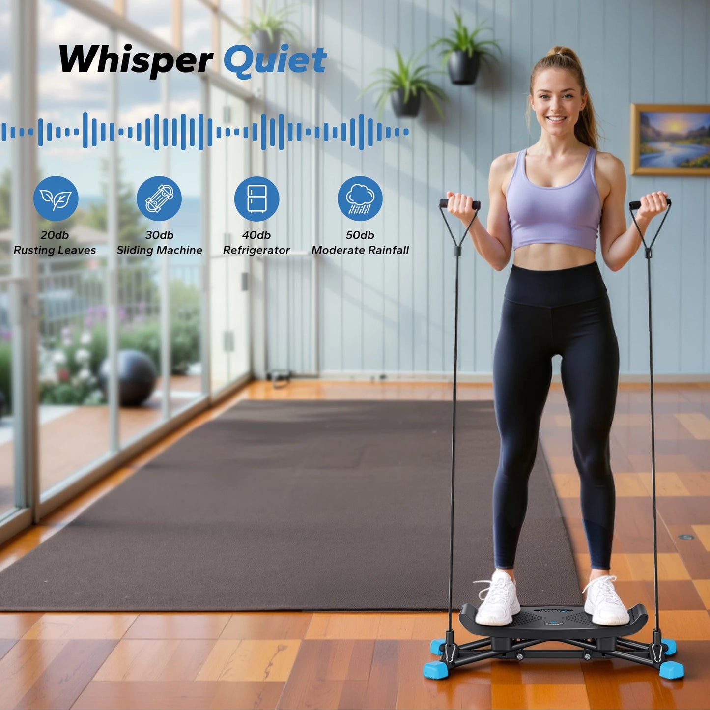 MERACH Simulated Ski Machine for Full Body Cardio Workout