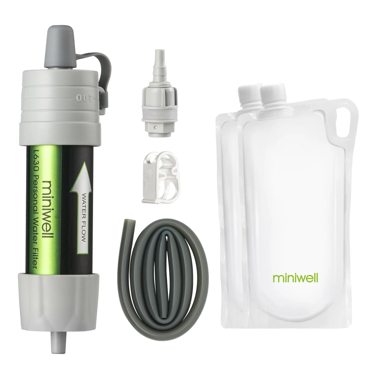 Miniwell L630 Personal Camping Water Purification Straw For Survival