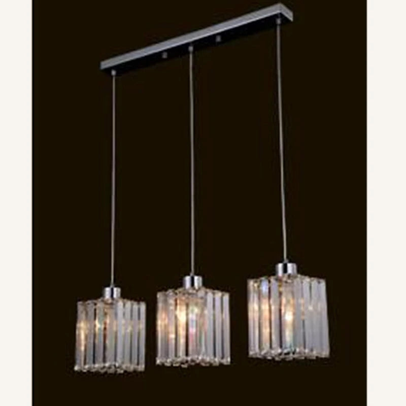 Modern K9 Crystal Ceiling Light By Vetulus Minimalist Pendant Lamp