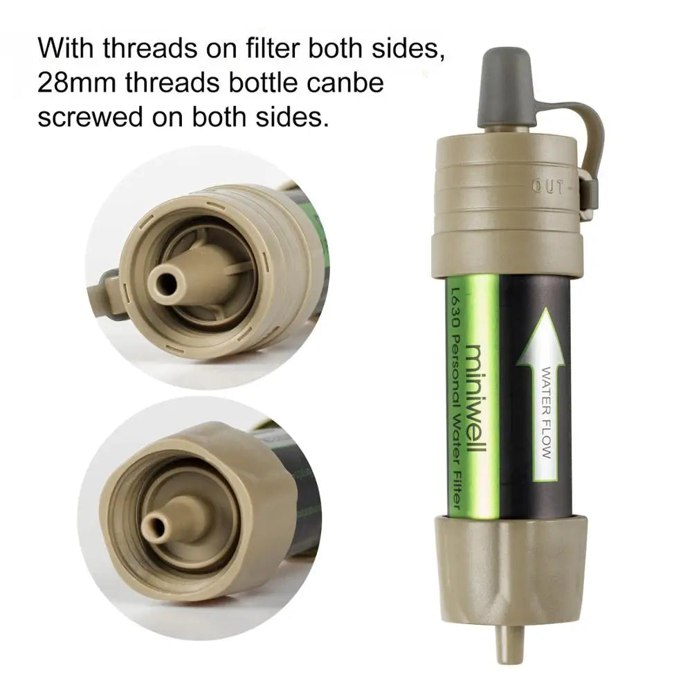Miniwell L630 Personal Camping Water Purification Straw For Survival