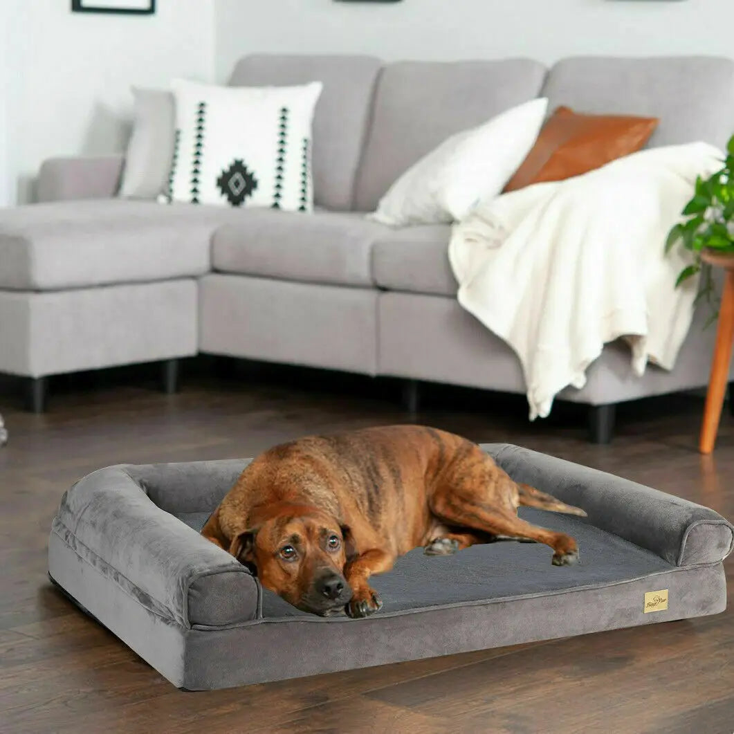 BINGOPAWCN Orthopedic Dog Bed With Washable Cover