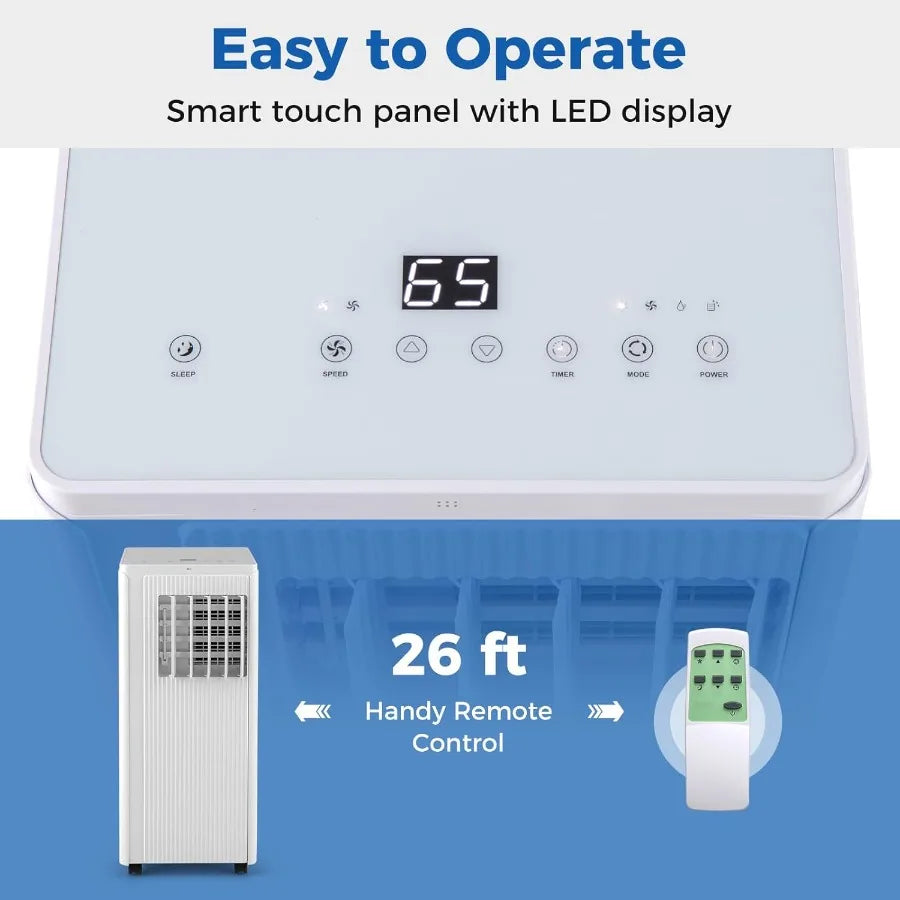 XMSJ 10000 BTU Portable Air Conditioner With Remote