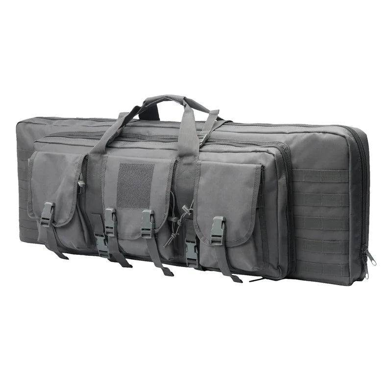 LQARMY Double Rifle Case Tactical Molle Gun Bag Backpack
