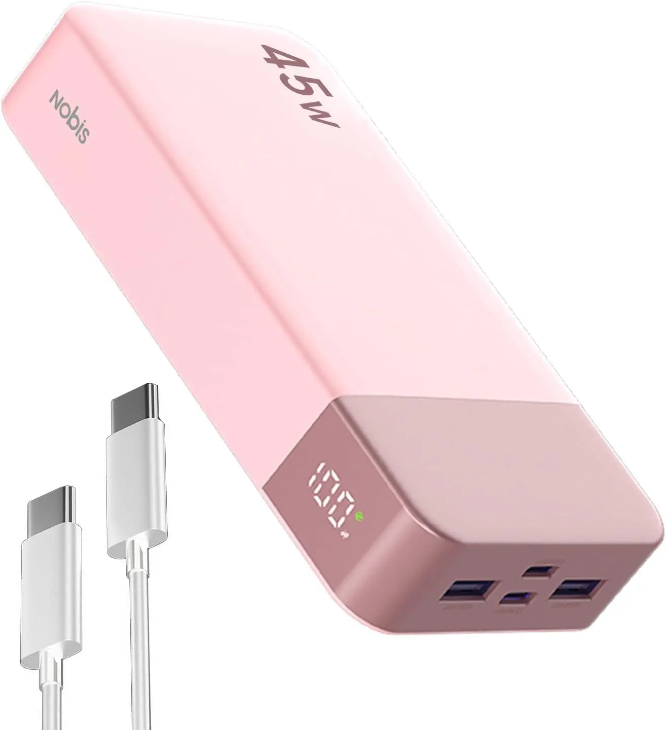Nobis 20000mAh 45W Fast Charging Power Bank with LED Display
