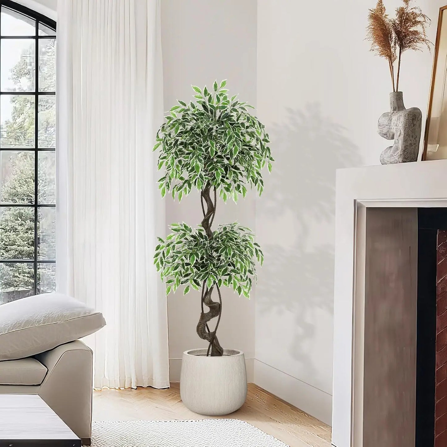 HiMISS Artificial Ficus Tree For Office Home Decor