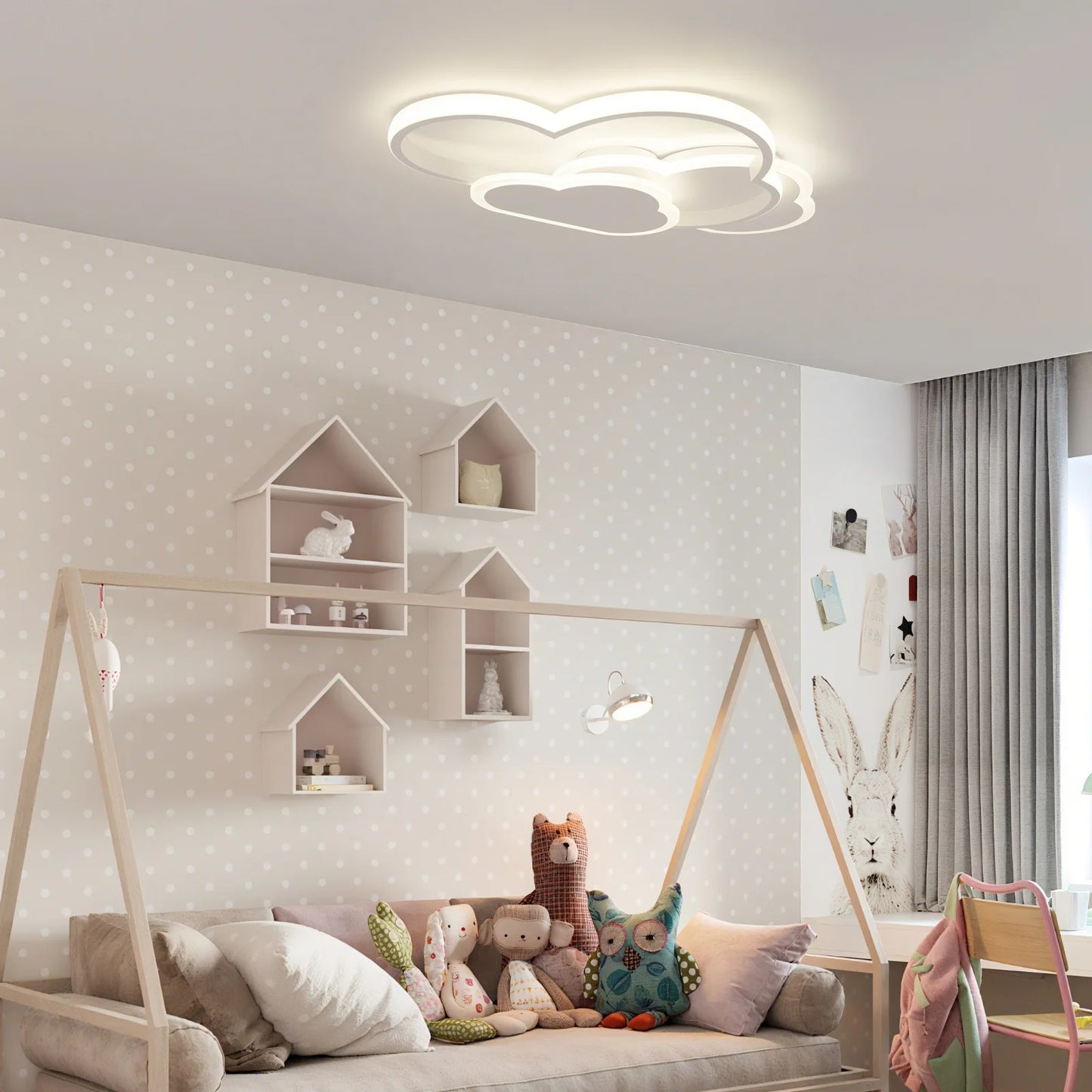 LED Cloud Ceiling Light Fixture for Modern Home Decoration