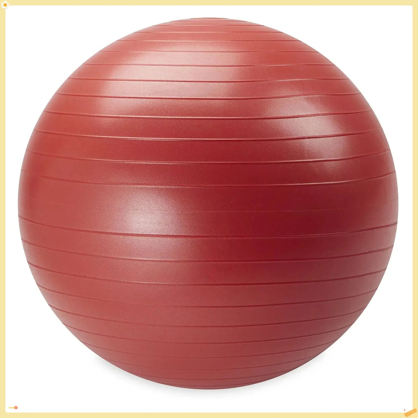 Weighted Stability Ball for Home Gym Core Training