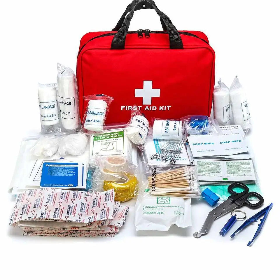 First Aid Kit 184pcs Portable Medical Bag For Outdoor Rescue