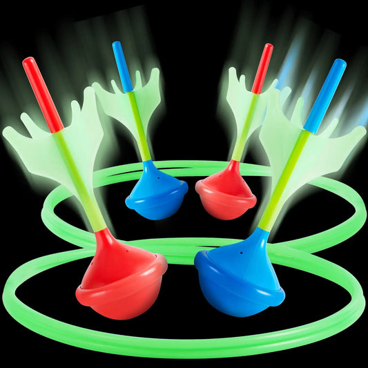 Joyfy Glow In The Dark Lawn Darts Games Set Outdoors
