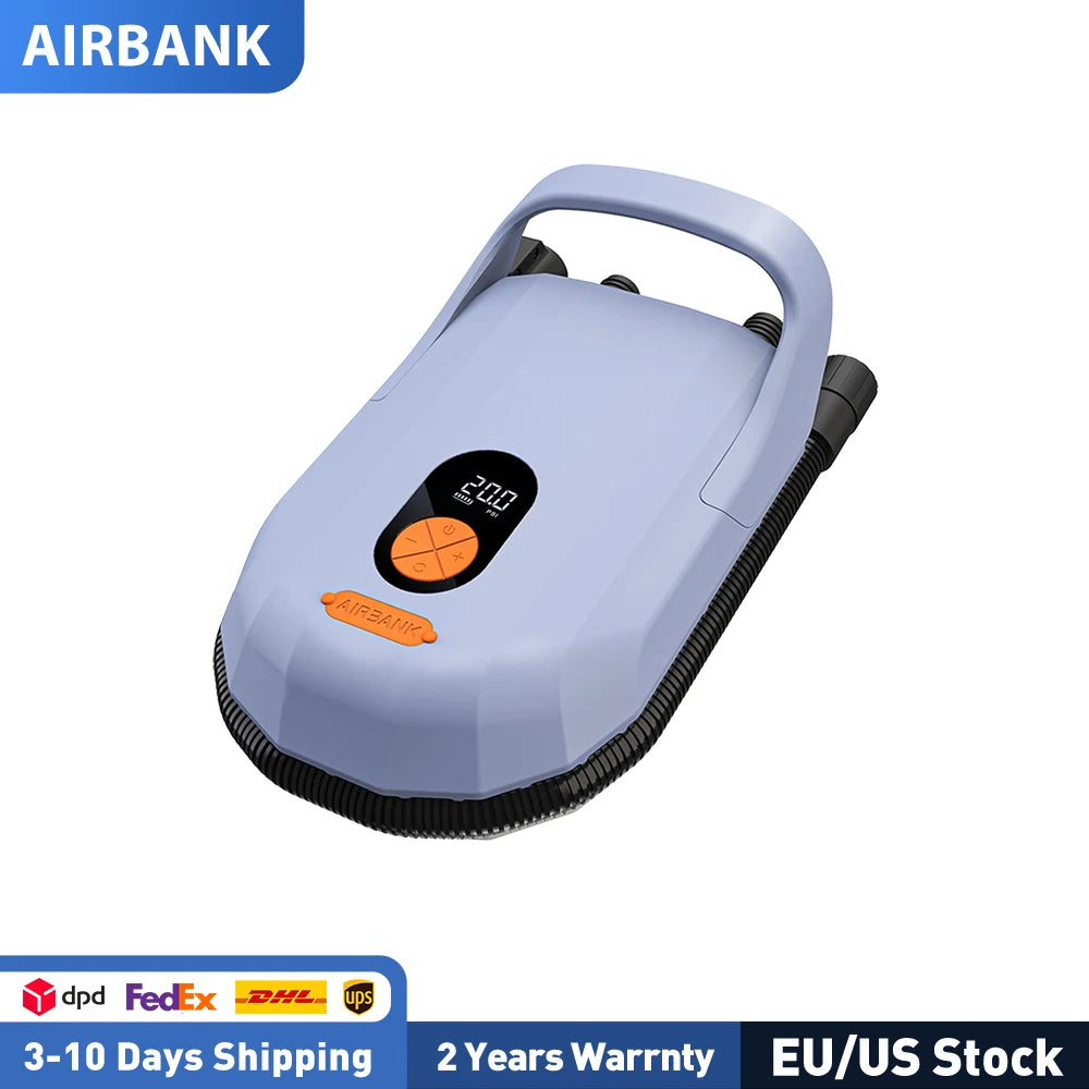 Airbank SUP Electric Air Pump With 7800mAh Battery, 20 PSI