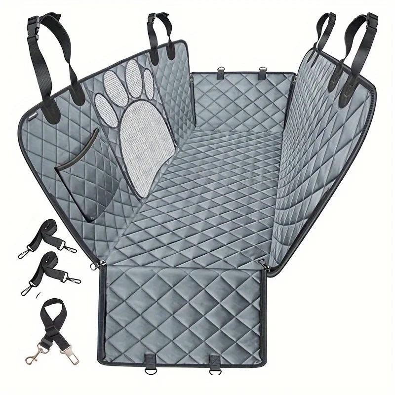 NONECN Dog Hammock Seat Cover for Cars Anti Slip