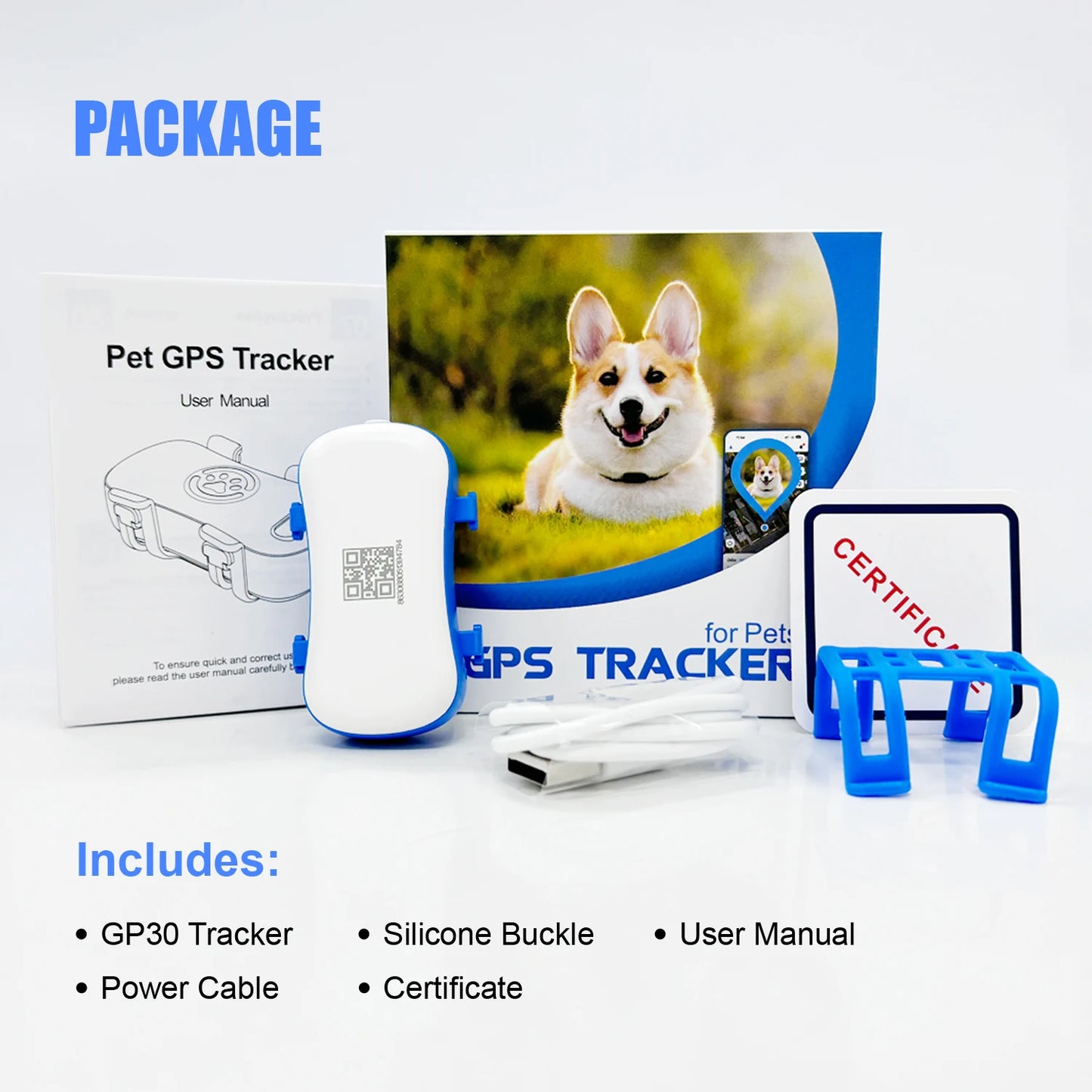 Wanwaytech GPS Pet Tracker With IoT Sim WiFi Unlimited Distance