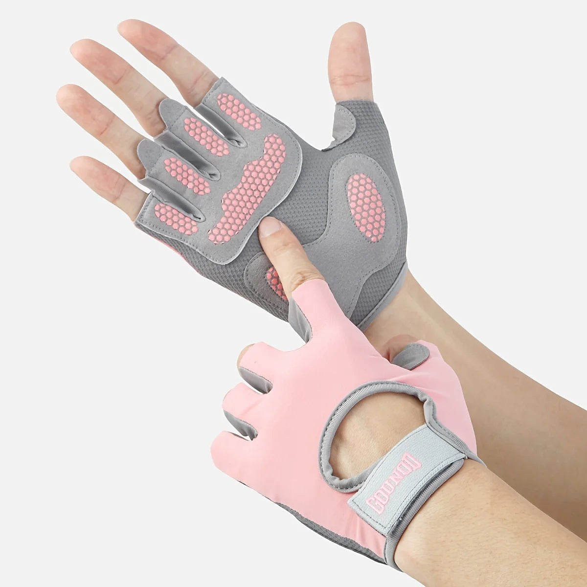 GOUNOD Half-Finger Sports Gloves Anti-Slip Breathable Fitness