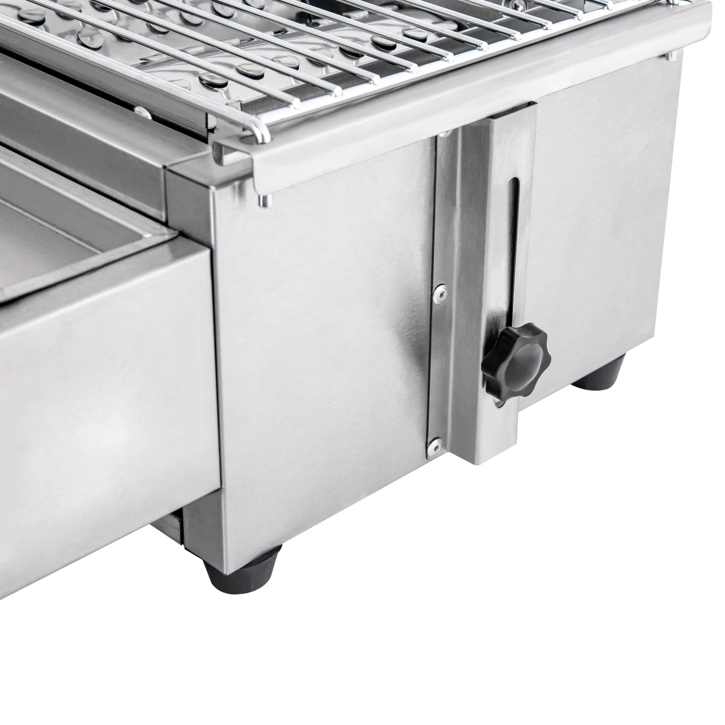Portable 4-Burner Smokeless Stainless Steel Tabletop Propane Grill
