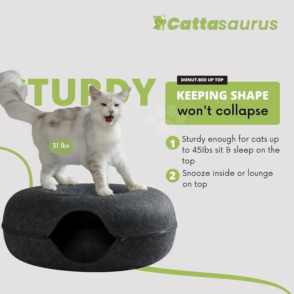 Peekaboo Cat Cave Duo Set Cat Bed