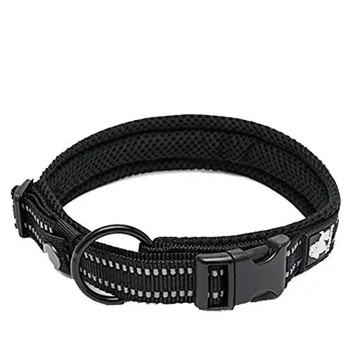 TRUELOVECN Truelove Nylon Padded Reflective Dog Collar