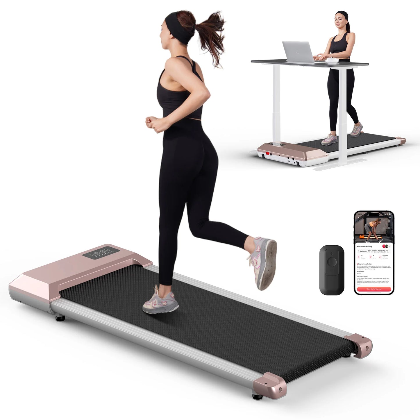 Superun Two Point Five HP Treadmill With LCD Display Bluetooth
