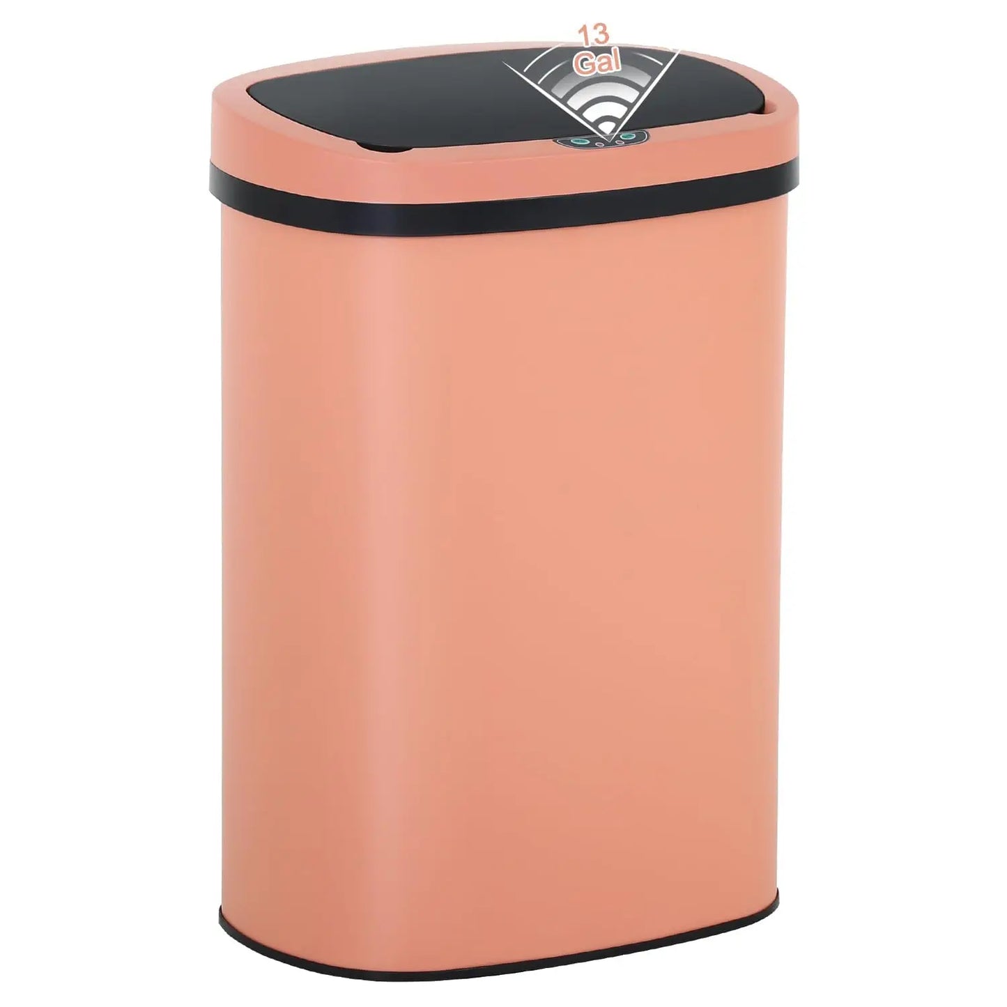 Stainless Steel Touchless Kitchen Trash Can With Lid