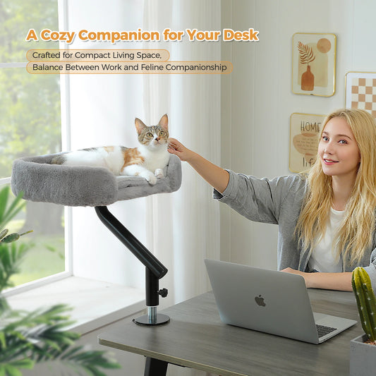 PAWZ Road Cat Desk Bed Rotatable Stand For Indoor Cats