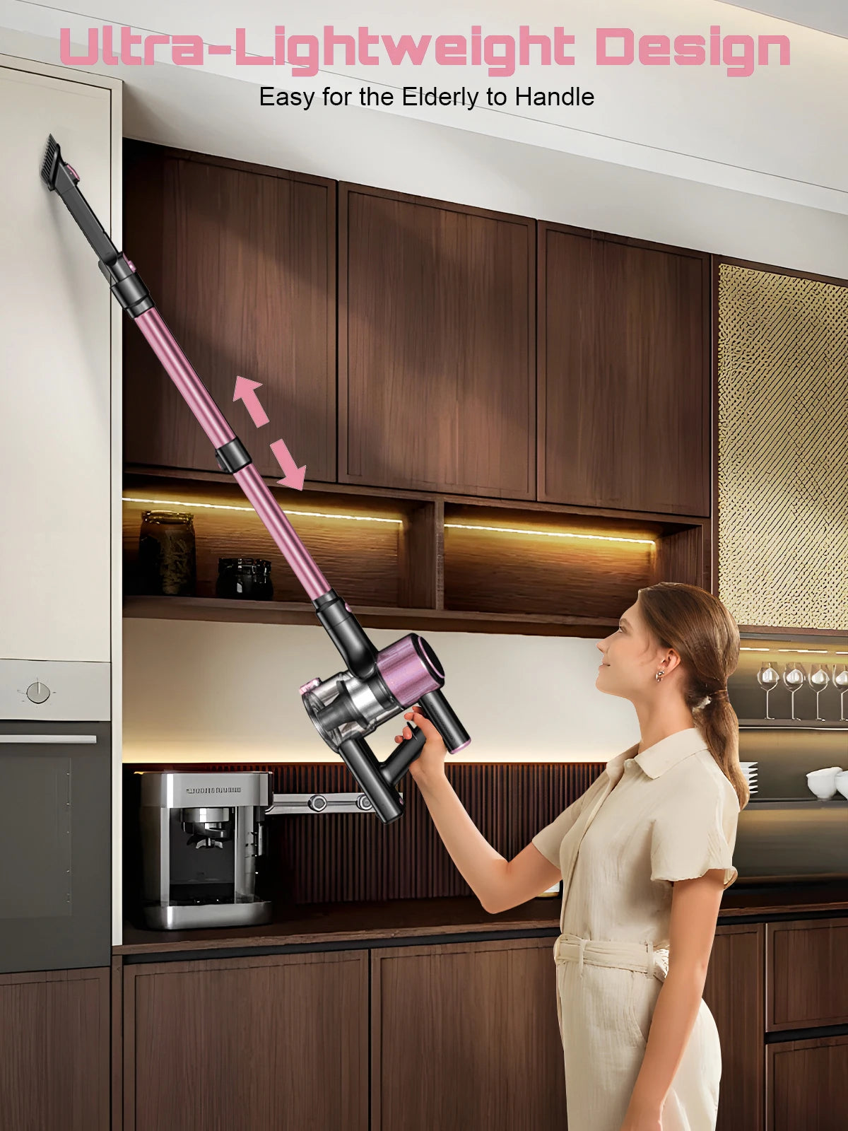 SUXIANGVAC Cordless 10 In 1 Stick Vacuum With 55Kpa Suction