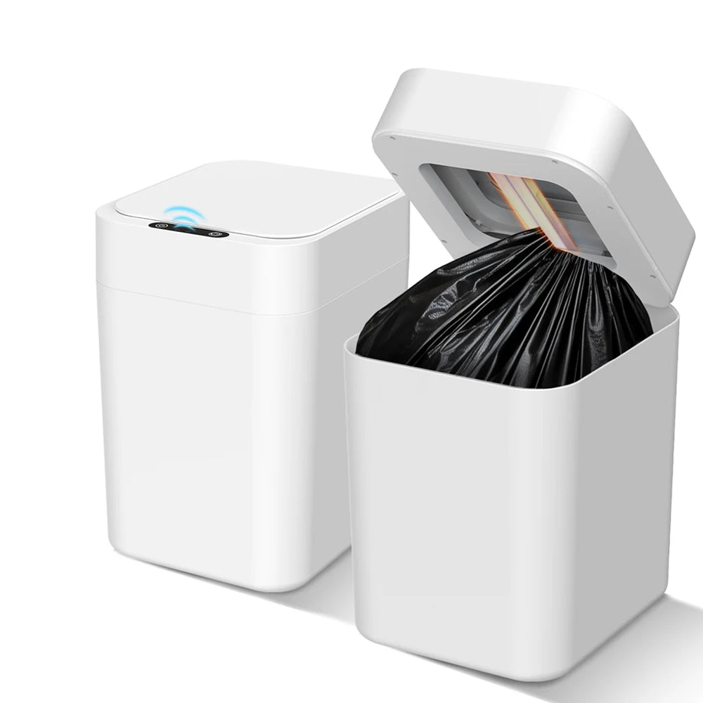Touchless Motion Sensor Trash Can With Odor Sealing Lid
