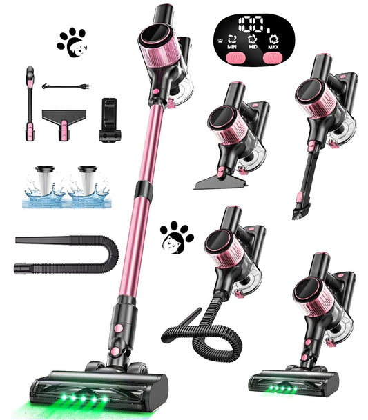 SUXIANGVAC Cordless 10 In 1 Stick Vacuum With 55Kpa Suction