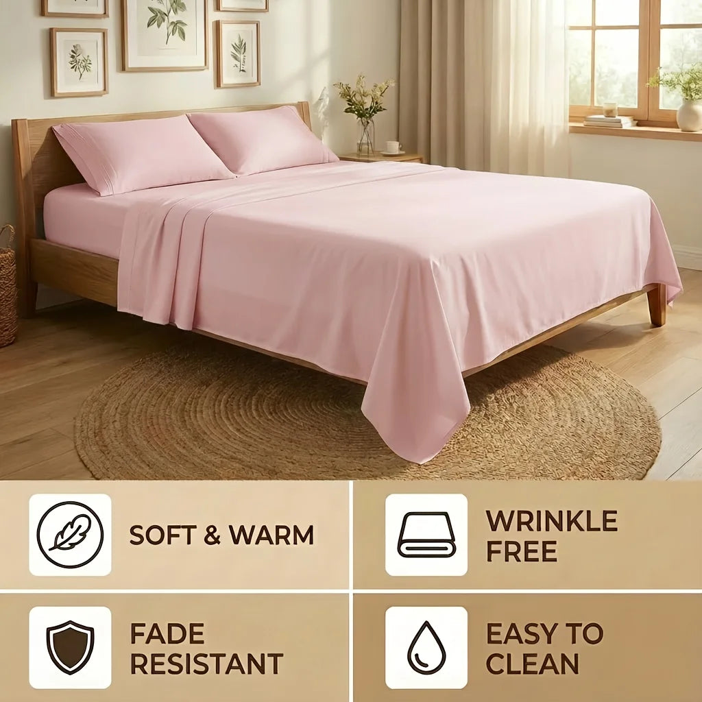 Cooling Bamboo Bed Sheets Set For All Bed Sizes