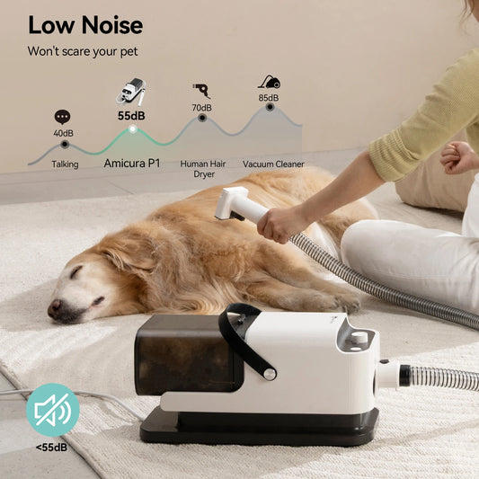 Pet Grooming Kit With Vacuum And Hair Dryer 15kPa Tools