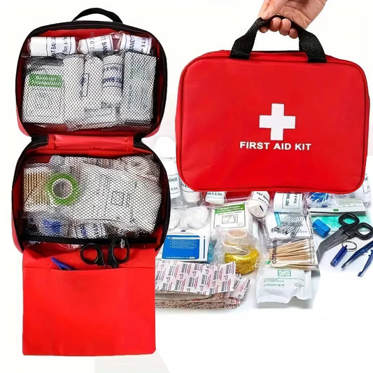 First Aid Kit 184pcs Portable Medical Bag For Outdoor Rescue