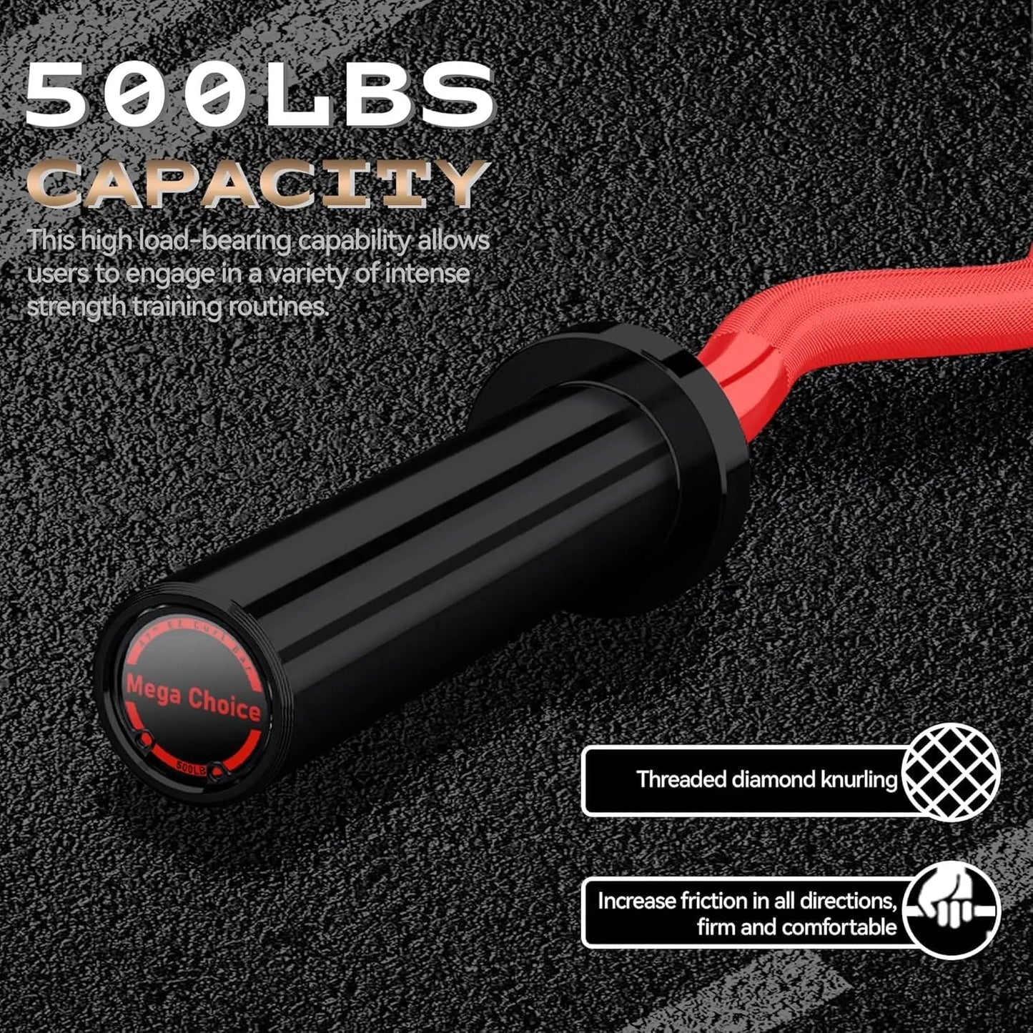 Twister.CK EZ Curl Bar for Weightlifting and Home Gym Strength