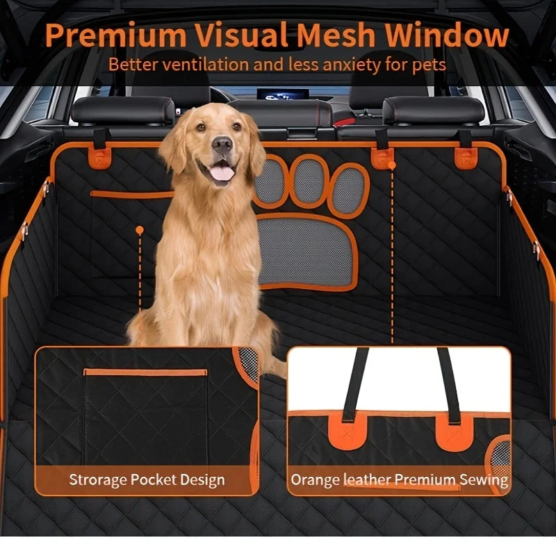 NONECN Dog Hammock Seat Cover for Cars Anti Slip