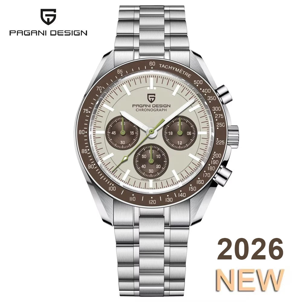 PAGANI DESIGN Moon V6 Chronograph Quartz Watch For Men