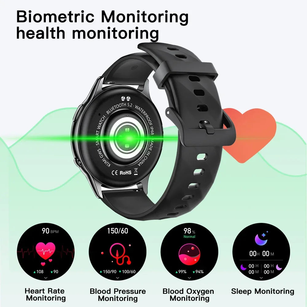 KUMI GW5 Smart Watch Fitness Tracker SpO2 Heart Rate