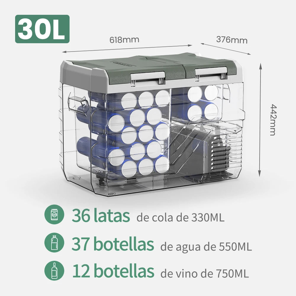 Alpicool NLS Portable Car Refrigerator 12V 24V Compressor Cooler