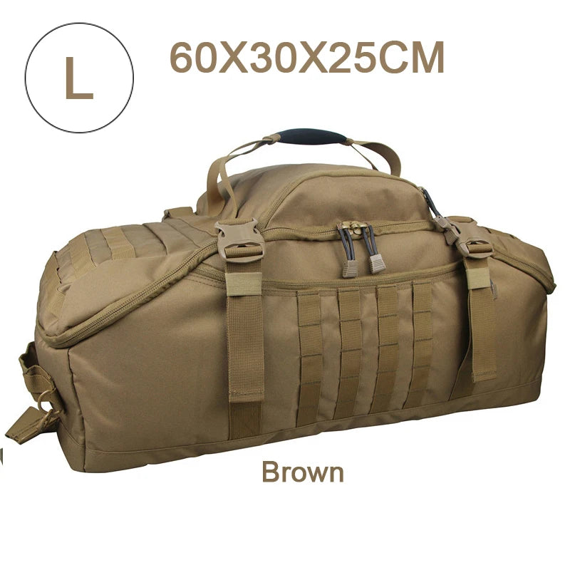 LQARMYCN 3 Way Duffle Bag Backpack Crossbody