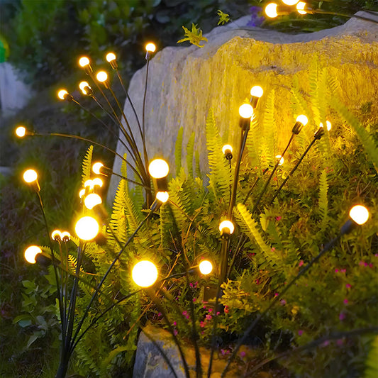 8-Head Solar Firefly LED Lights Outdoor Decorative Garden Lighting
