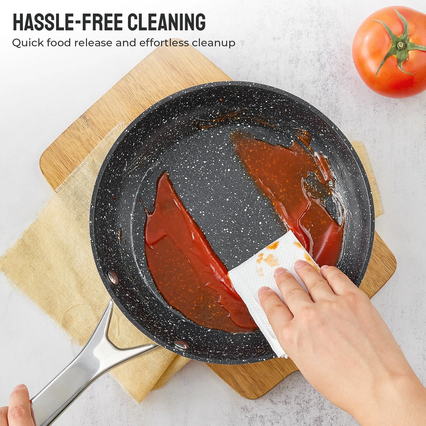 Bezia Induction Nonstick Cookware Set For All Stoves