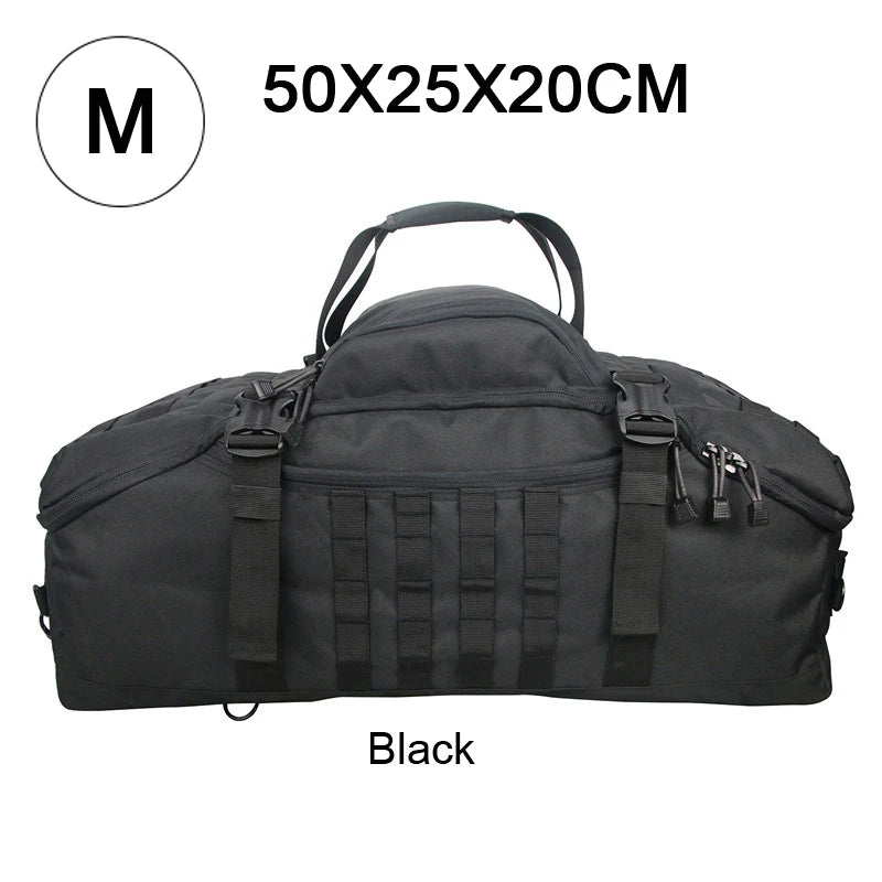 LQARMYCN 3 Way Duffle Bag Backpack Crossbody