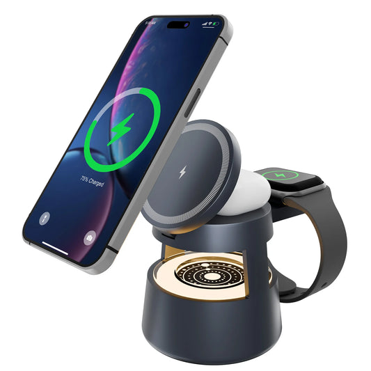 4 In 1 Magnetic Wireless Charger Station IPhone Watch AirPods