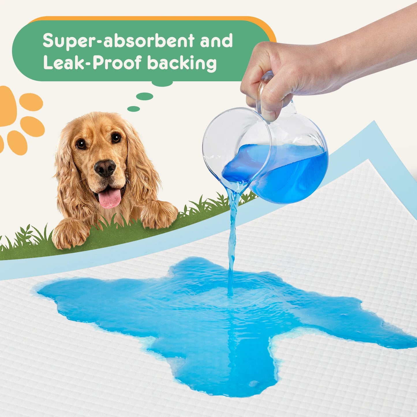 NONED Disposable Underpads 150 Count Super Absorbent Leakproof