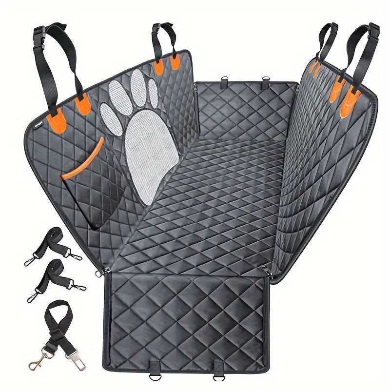NONECN Dog Hammock Seat Cover for Cars Anti Slip