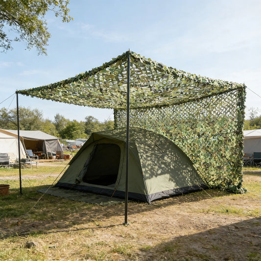 Waterproof Woodland Camouflage Net for Hunting and Camping