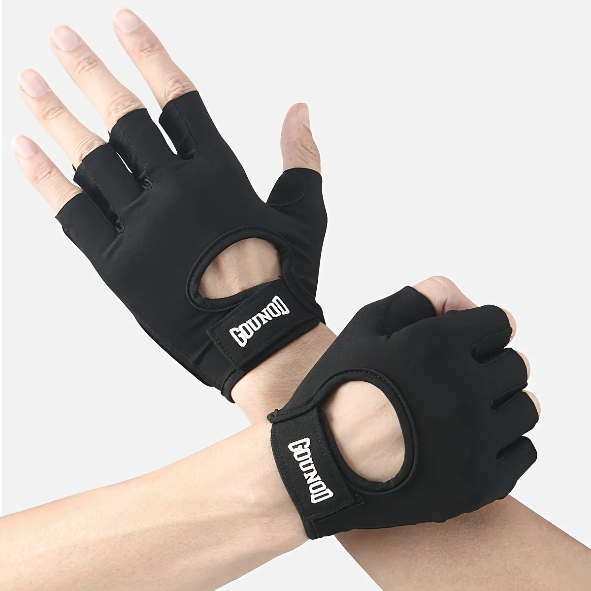 GOUNOD Half-Finger Sports Gloves Anti-Slip Breathable Fitness