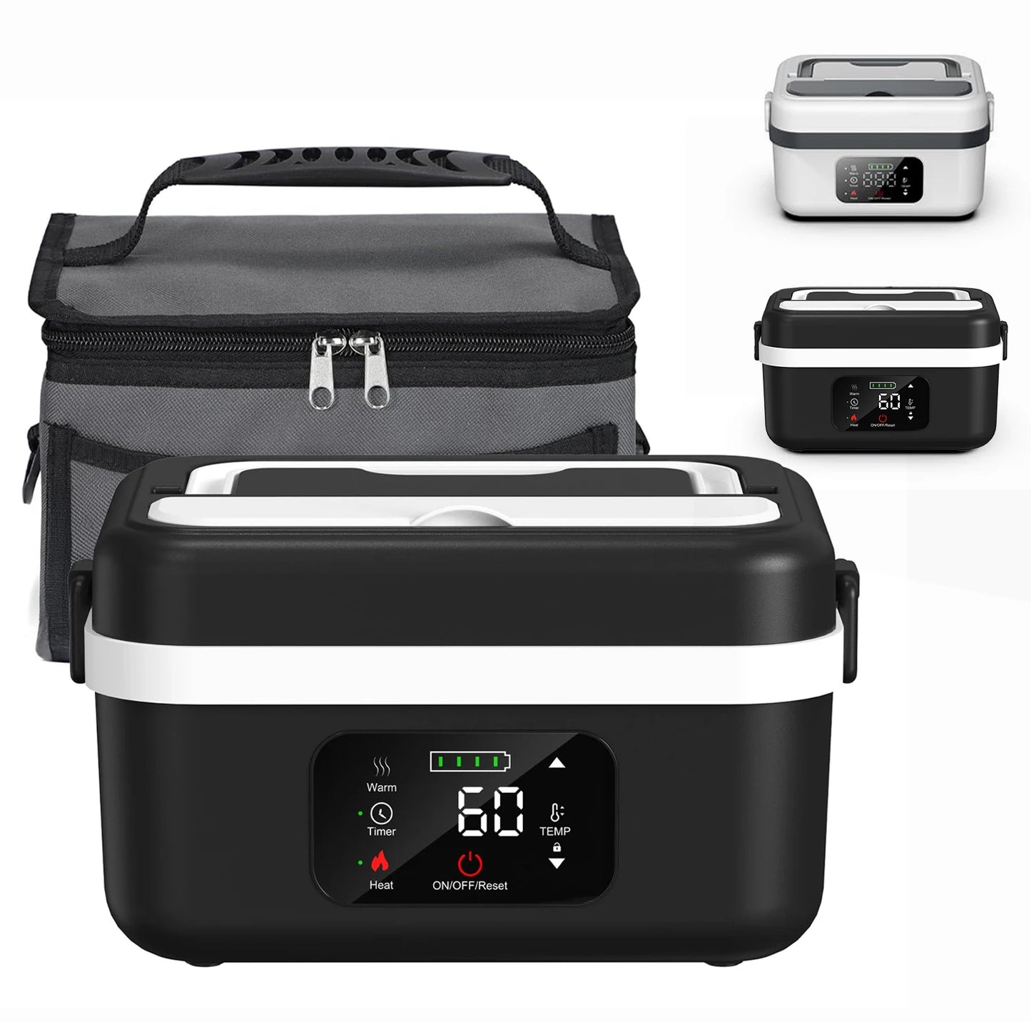 Wireless Electric Insulated Lunch Box With Built In 8000mAh Battery