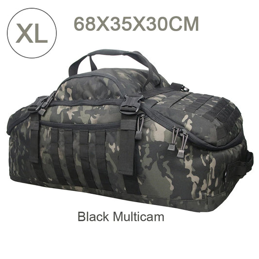 LQARMYCN 3 Way Duffle Bag Backpack Crossbody
